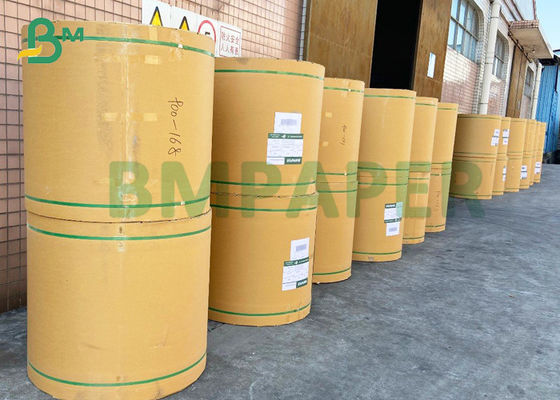 Kertas Penutup Gloss Stok Karton Putih Pencetakan Brosur C2S 10pt