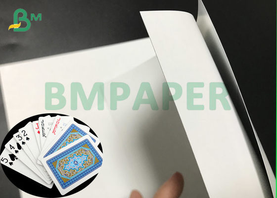 Blue Core 250gsm 300gsm C2S Gloss Bermain Kartu Kertas Papan Untuk Kertas Poker
