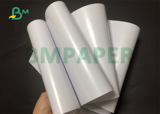 Resistance Water White 80gram 90gram PE Coated Paper Roll Untuk Paket Makanan
