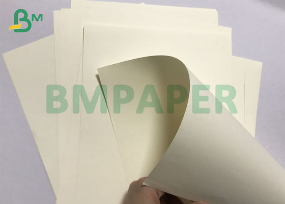 Cream Offset Printing 100gsm 140gsm Uncoated Ivory Paper Sheet 24 * 35&quot;