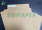 126gsm 135gsm Brown Kraft Paper pulp kayu perawan PE Dilaminasi 8g 10g