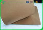 Brown Kraft Liner Paper Board 80gsm - Perlawanan Peregangan 350gsm Untuk Kertas Tas Semen