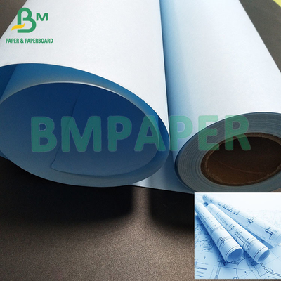 24 Inch 50 Yard Dua Sisi CAD Blueprint Paper 20lb untuk pemetaan elektrostatik