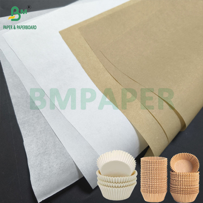 Brown White Cupcake Liner Kertas Muffin Cupcake Kertas Cupcake Untuk Kue