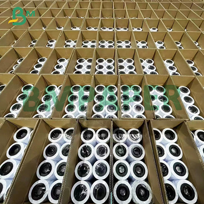 24# 28# Warna Poster Lapisan Bond Paper Roll Putih Untuk Wide Format Inkjet Printer
