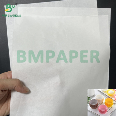 Merah Minyak Proof 38 60 GSM Putih Cupcake Liner Kertas Lembar Kit 3 Kit 5