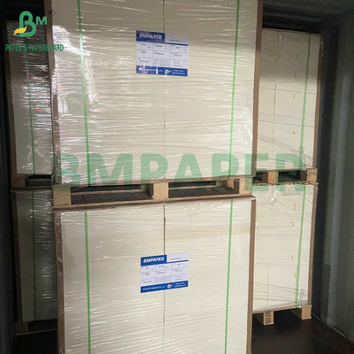 0.7mm 0.9mm Cepat menyerap Off Putih Uncoated Pulp Board Untuk Beer Pads