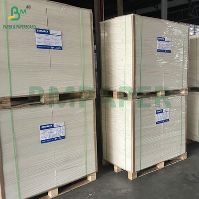 0.7mm 0.9mm Cepat menyerap Off Putih Uncoated Pulp Board Untuk Beer Pads