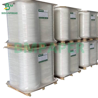 24gsm 32mm Food Grade Degradable White Straw Wrapping Paper Untuk Pengemasan Straw