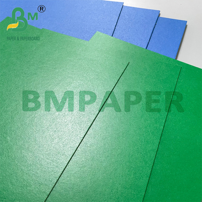 1.2mm 1.4mm Kartu Laminasi Biru Hijau Satu Sisi Untuk Sampul Buku