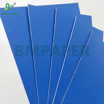 Lembut Baik Ketahanan 1,2mm 1,5mm Blue Lapis Kardus Dengan Grey Back