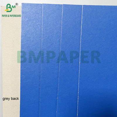 Lembut Baik Ketahanan 1,2mm 1,5mm Blue Lapis Kardus Dengan Grey Back