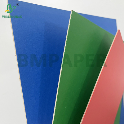High Stiffness Coated Red Green with Grey Back 2mm tebal papan keras