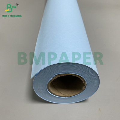 2 Sisi Blue Plotter Inkjet Printing CAD Drawing Engineering Paper 24&quot; X 150ft 500ft