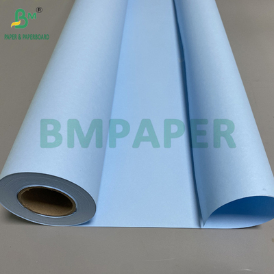 2 Sisi Blue Plotter Inkjet Printing CAD Drawing Engineering Paper 24&quot; X 150ft 500ft