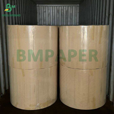 Virgin Wood Pulp 70g 80g 90g Natural Kraft Cement Bag Paper Rolls