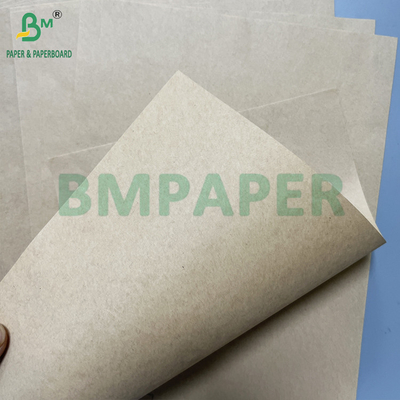 Warna cokelat halus Kekuatan tinggi 70gm 90gm Kraft murni 1150mm x 900mm