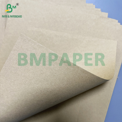 500mm Kekuatan Tinggi 70 90 GSM Brown Pure Kraft Paper Roll Paket Bungkus