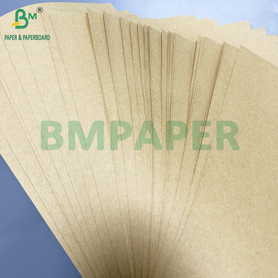 500mm Kekuatan Tinggi 70 90 GSM Brown Pure Kraft Paper Roll Paket Bungkus