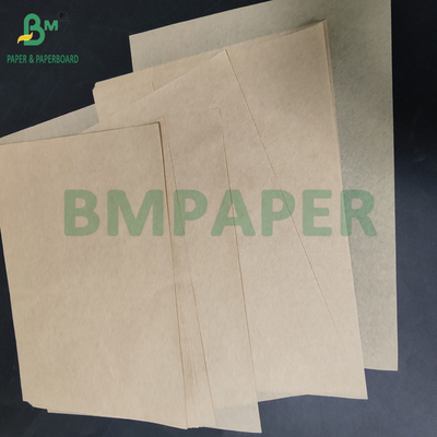 35gm 40gm Brown Greaseproof Sandwich Packaging Paper Untuk Keranjang Makanan 700mm