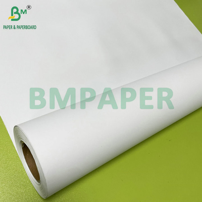 Ultra Putih 20# Bond Paper Rolls Untuk Format Besar CAD Plotter 36inch x 500ft