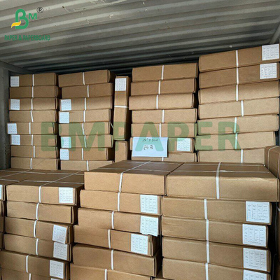 Ultra Putih 20# Bond Paper Rolls Untuk Format Besar CAD Plotter 36inch x 500ft