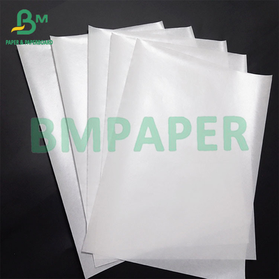 40GSM Ramah Lingkungan Kelas Makanan MG Kertas Kraft Putih Untuk Kemasan