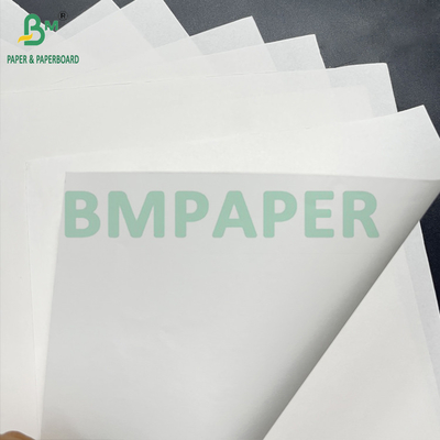 Gelas makanan halus 70 - 150 GSM Putih Putih Kraft Paper Roll 15 Inch x 1000ft