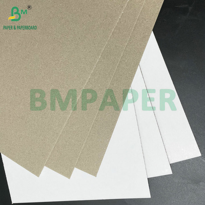 1.2mm 1.5mm papan kaku dengan satu wajah putih abu-abu kembali untuk kotak perhiasan