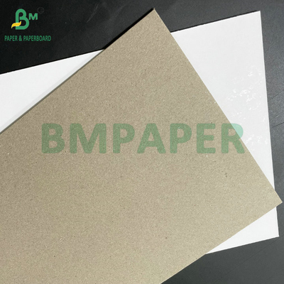 1.2mm 1.5mm papan kaku dengan satu wajah putih abu-abu kembali untuk kotak perhiasan