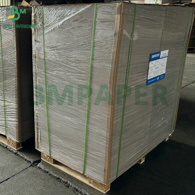 1.2mm 1.5mm papan kaku dengan satu wajah putih abu-abu kembali untuk kotak perhiasan