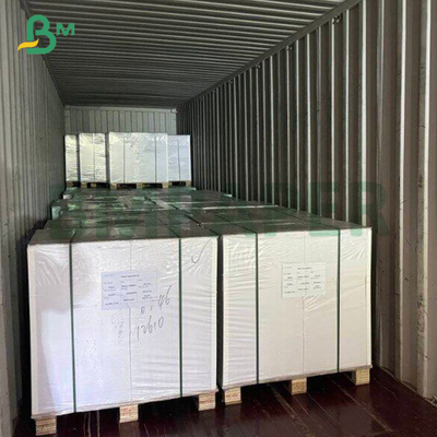 Putih Baik 100lb Gloss Text Kertas Seni Lapisan Kedua Sisi Untuk Printer Offset