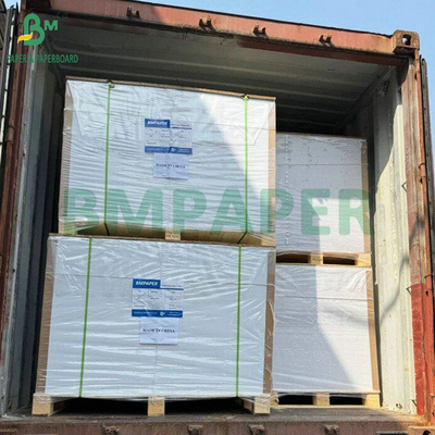Satu sisi dilapisi Glossy 65g 70g Wet Strength Paper Untuk Label Botol Bir