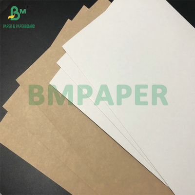 C1S Clay Coated 295gsm 325gsm White Top Kraft Back Cardboard Untuk Kotak Makanan