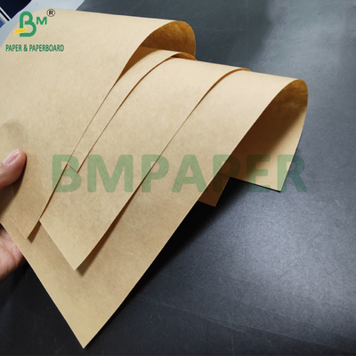 75gm 80gm Virgin Brown Kraft Paper Untuk Kantong Semen Tinggi Expandable 90cm