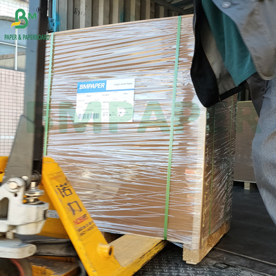 Kertas kantong berlubang tinggi alami 70 sampai 90 Gsm Kertas kraft dengan kemampuan cetak tinggi
