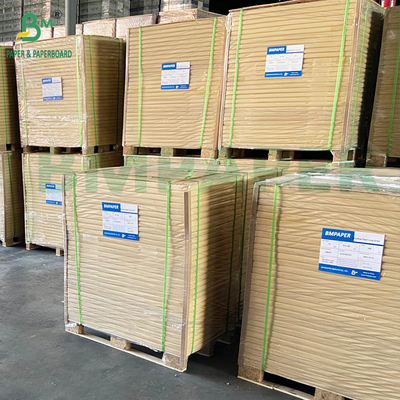 Kertas kantong berlubang tinggi alami 70 sampai 90 Gsm Kertas kraft dengan kemampuan cetak tinggi