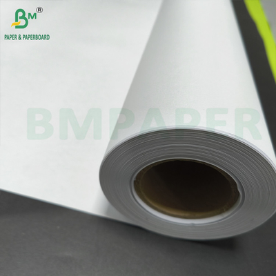 24lb Lapisan Warna Inkjet Paper Roll Warna Putih Cerah 24 &quot; X 150ft