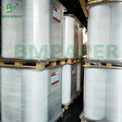 FDA Waterproof Drinking Straw Wrapping Paper Putih 24gsm 28gsm