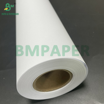 24LB 28LB Coated Bond CAD Plotter Paper Roll Untuk Mencetak Peta Topografi Berwarna