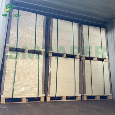 200g - 365g Keramik Lapisan Kardus Daur Ulang CCKB Kraft Back Untuk Kotak Karton
