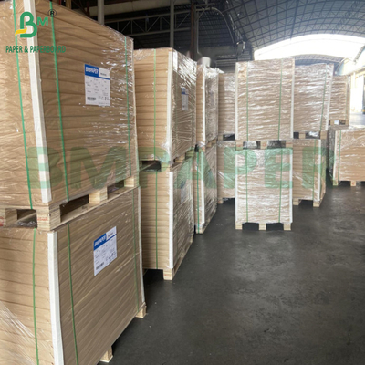 200g - 365g Keramik Lapisan Kardus Daur Ulang CCKB Kraft Back Untuk Kotak Karton