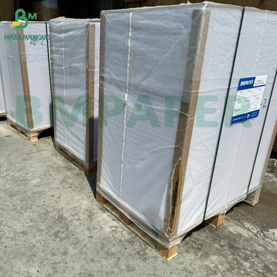 Dua Sisi Putih Papan Pulp Kayu Absorpsi Tinggi Beermat Paper