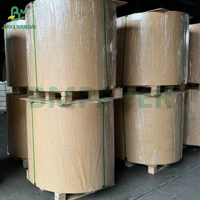 Fleksibilitas yang baik 40gsm Kertas tanpa kayu dalam gulung untuk sisipan lipat