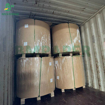 Fleksibilitas yang baik 40gsm Kertas tanpa kayu dalam gulung untuk sisipan lipat