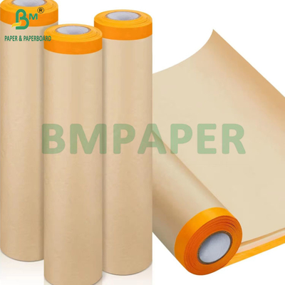 70gm Cat Mobil Pre-tape Kraft Paper Spray Meliput Pelindung Masking 126 cm