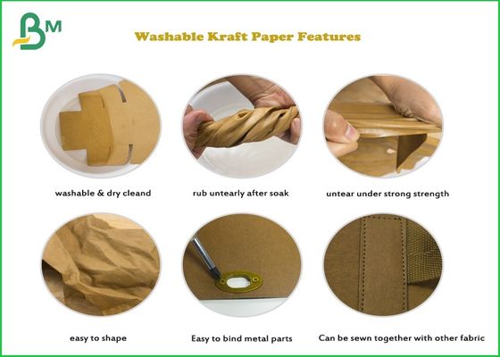 Hijau Tua 150cm Lebar Kertas Kraft Linear Yang Dapat Dicuci Dikenal Permukaan Dan Tahan Luntur