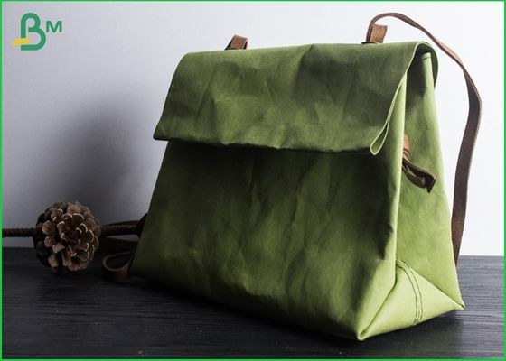 Hijau Tua 150cm Lebar Kertas Kraft Linear Yang Dapat Dicuci Dikenal Permukaan Dan Tahan Luntur