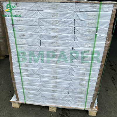 60# Gloss Finish Satu sisi dilapisi C1S kertas Label Putih Printing Sheet