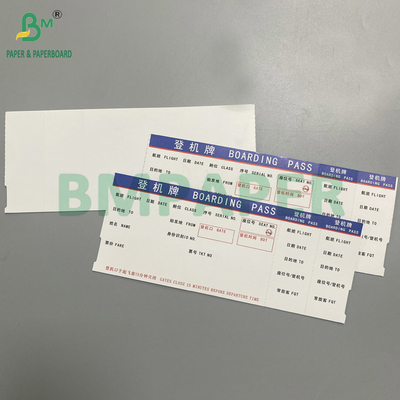 175g boarding pass termal kardus kosong putih 18,8cm x 8,3cm 500 lembar per bungkus